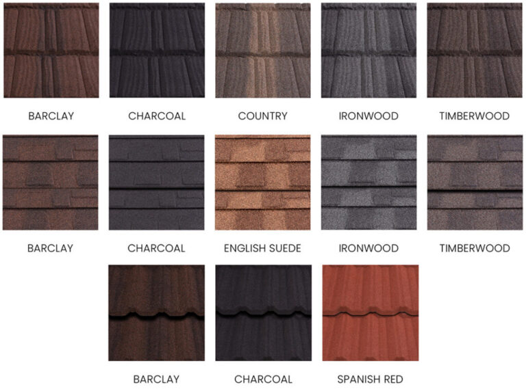 Siding and roof combinations